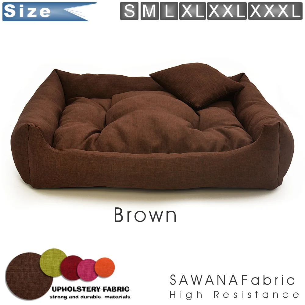dog bed sawana brown