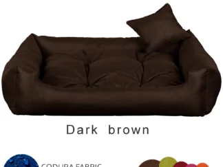 Dog bed codura brown