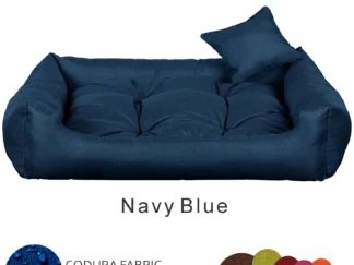 Dog bed codura dark blue