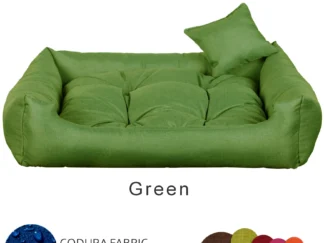 Dog bed codura green