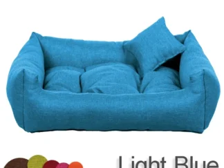 dog bed blue sawana