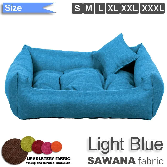 dog bed blue sawana