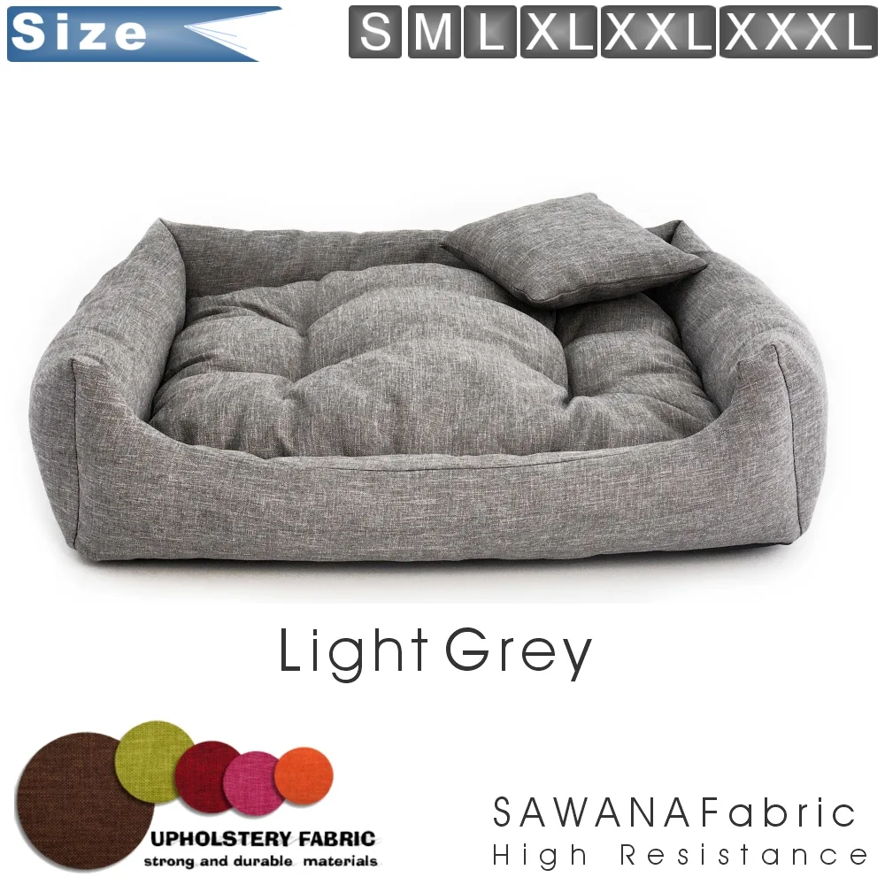 dog bed Light grey sawana
