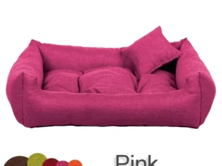 dog bed pink sawana