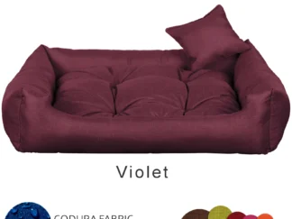 dog bed violet codura