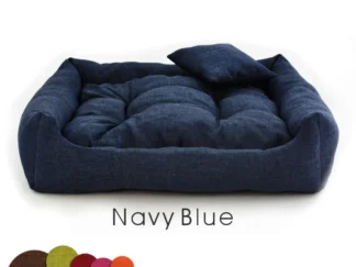 dog bed navy sawana