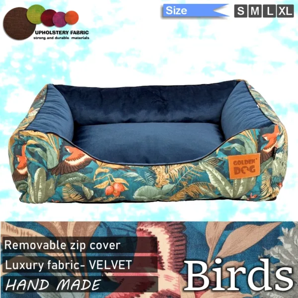 dog bed birds