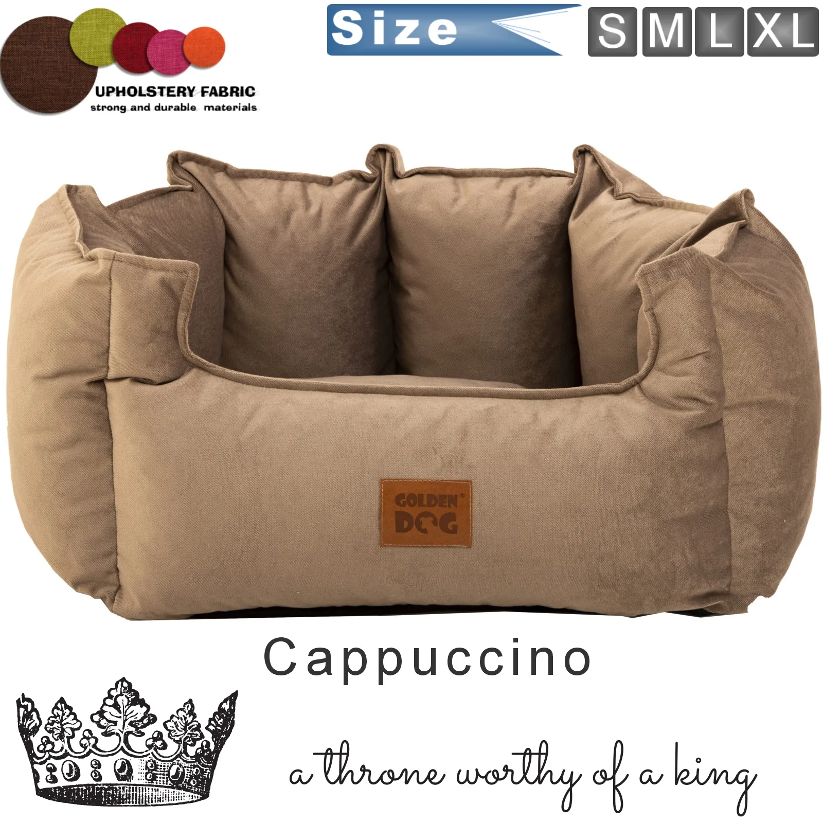 dog bed cappuccino
