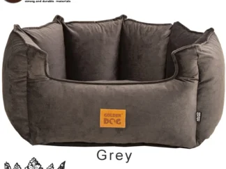 dog bed crown grey