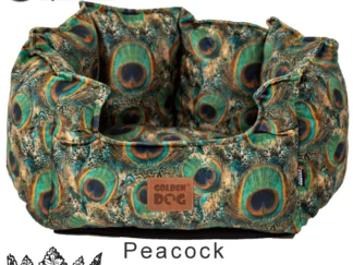 dog bed crown peacock