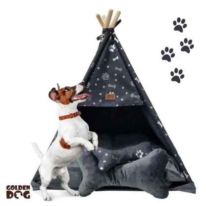 dog bed tipi golden