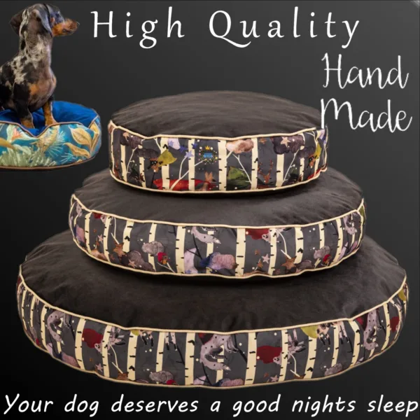 dog bed pouffe super hero