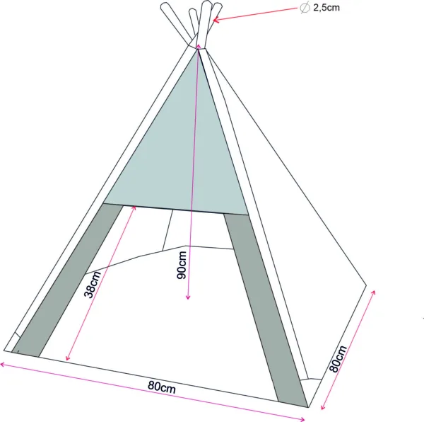 dog bed tipi size